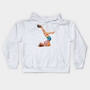 Pin Up- Upside Down Kids Hoodie